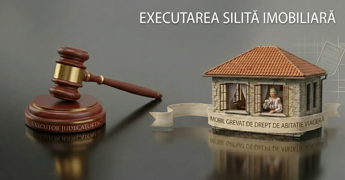 Executarea silită a imobilului grevat de un drept de abitație viageră înscris în Cartea Funciară