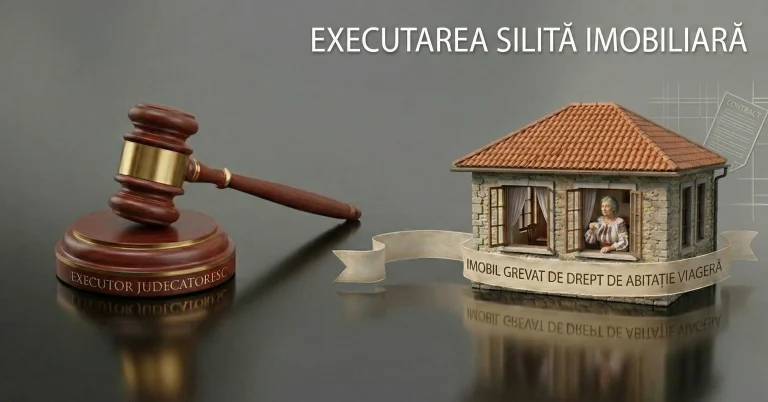 Executarea silită a imobilului grevat de un drept de abitație viageră înscris în Cartea Funciară